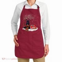 Scottish Terrier Dog In The Snow Christmas Winter Xmas Tree Apron thumb 2