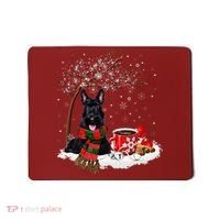 Scottish Terrier Dog In The Snow Christmas Winter Xmas Tree Mousepad thumb 0