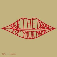 Save The Drama For Your Mama Retro 90s Kids T-Shirt thumb 2