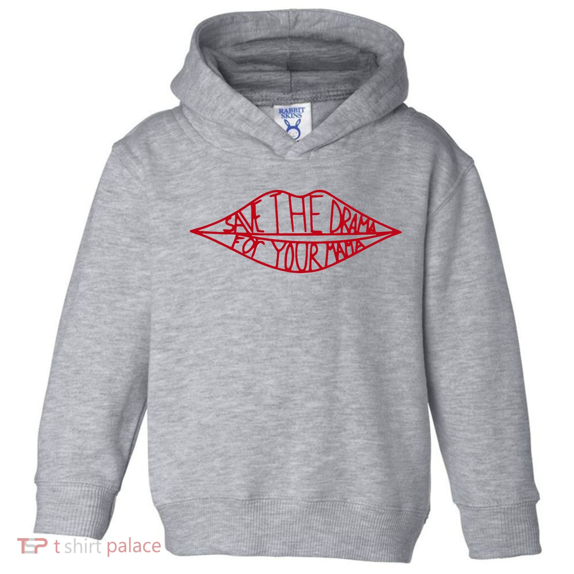 Save The Drama For Your Mama Retro 90s Toddler Hoodie