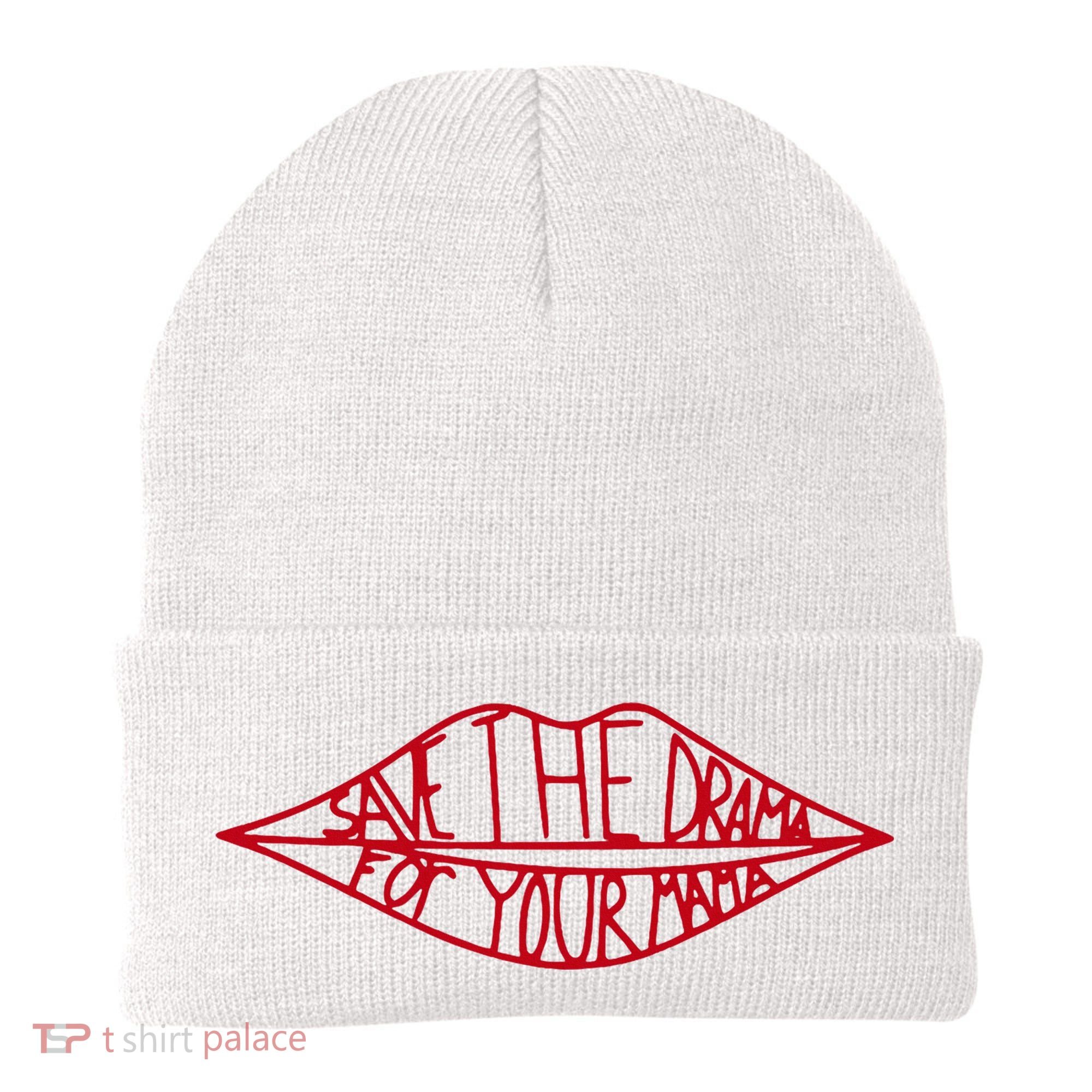 Save The Drama For Your Mama Retro 90s Beanie