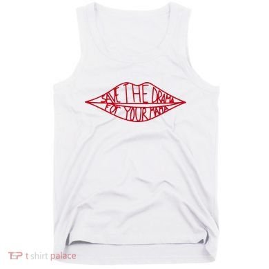 Save The Drama For Your Mama Retro 90s Tank Top