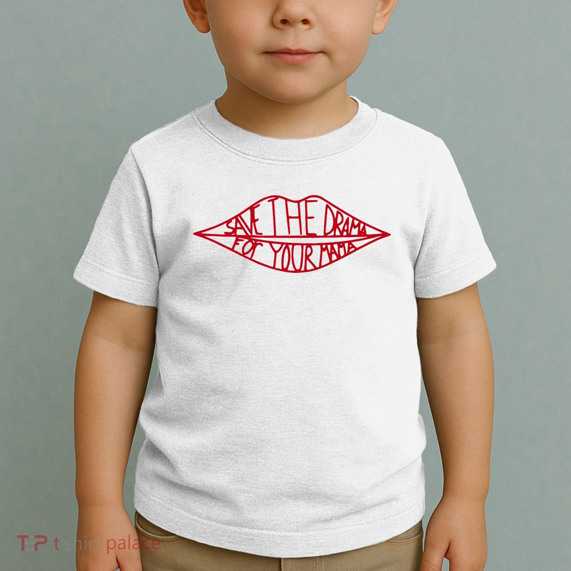 Save The Drama For Your Mama Retro 90s Toddler T-Shirt