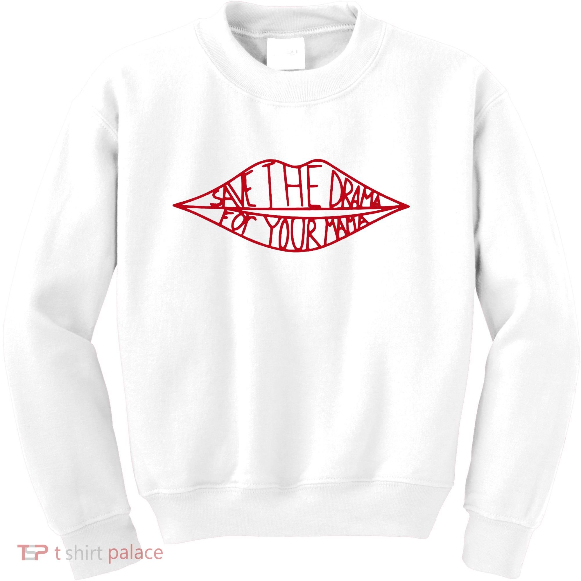 Save The Drama For Your Mama Retro 90s Kids Sweatshirt