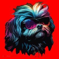 Shih Tzu Dogs Shih Tzus Santa Hat thumb 1