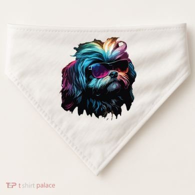 Shih Tzu Dogs Shih Tzus USA-Made Doggie Bandana