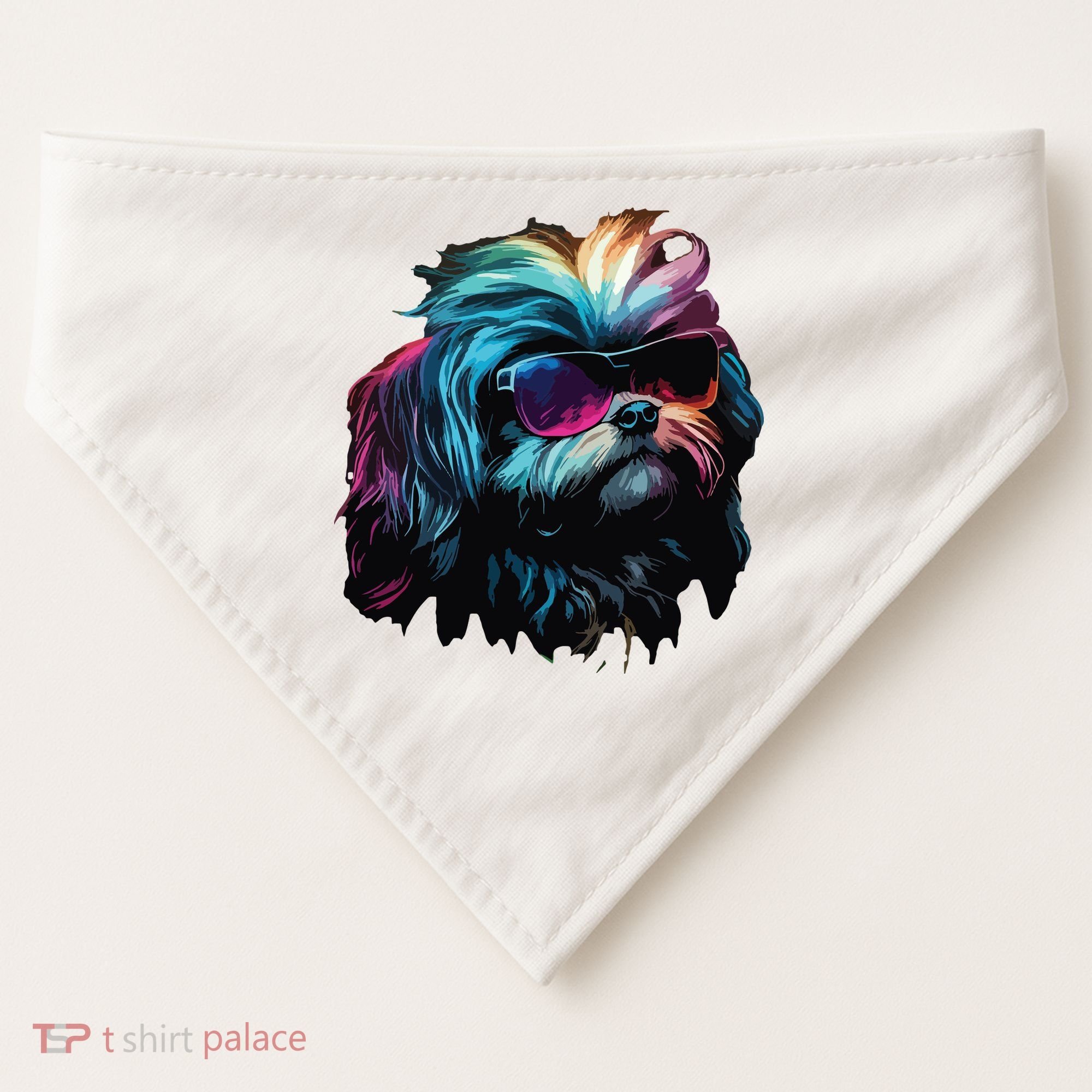 Shih Tzu Dogs Shih Tzus USA-Made Doggie Bandana