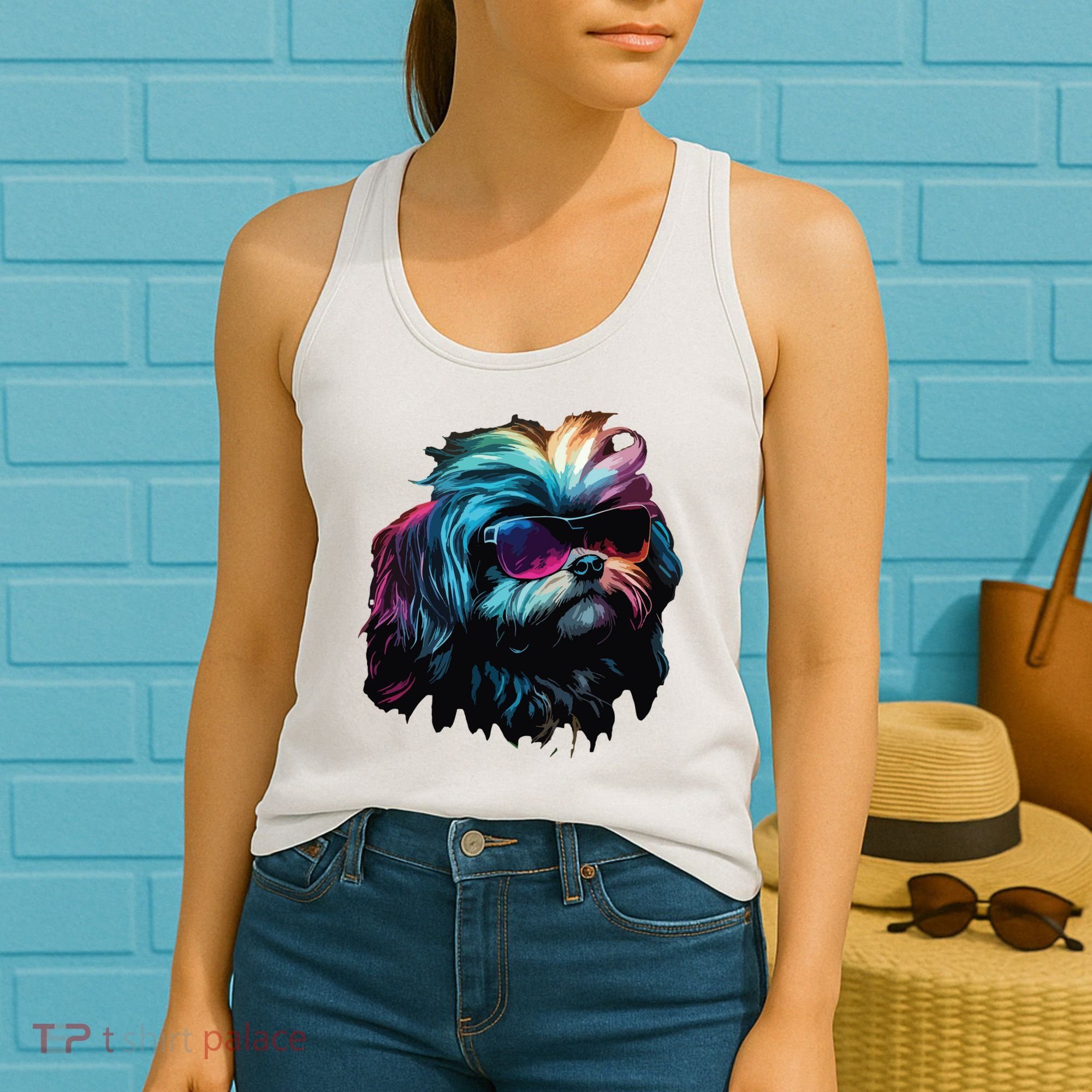Shih Tzu Dogs Shih Tzus Women's Tank Top