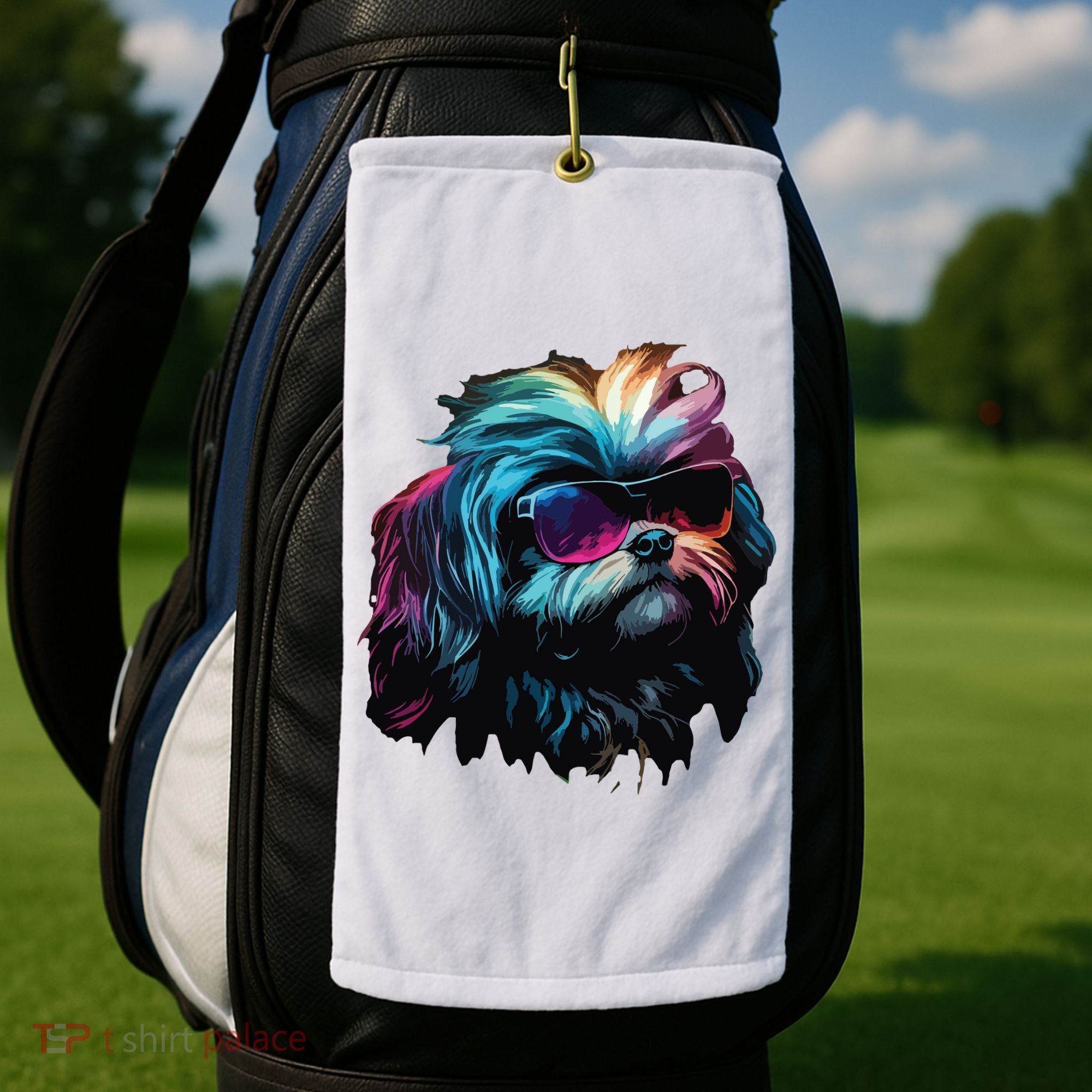 Shih Tzu Dogs Shih Tzus Golf Towel