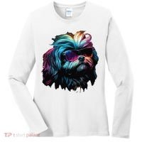 Shih Tzu Dogs Shih Tzus Women's Long Sleeve Shirt thumb 0
