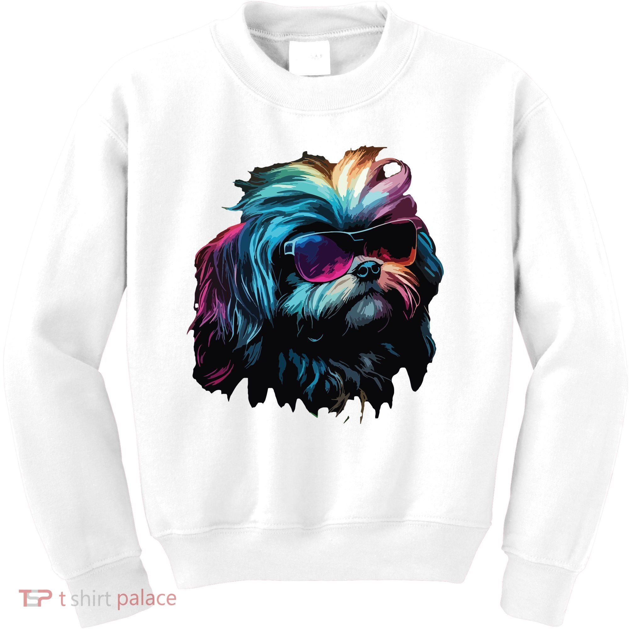 Shih Tzu Dogs Shih Tzus Kids Sweatshirt