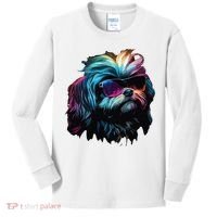 Shih Tzu Dogs Shih Tzus Kids Long Sleeve Shirt thumb 0