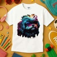Shih Tzu Dogs Shih Tzus Kids T-Shirt thumb 3