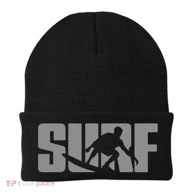 Surfing Themed Design For Surfer Surfing Beanie