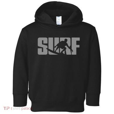 Surfing Themed Design For Surfer Surfing Toddler Hoodie