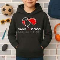 Save The Dogs Abolish The ATF Kids Hoodie thumb 2