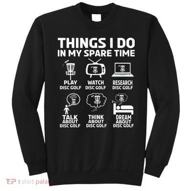 Stupid Tree Disc Golf Funny Gift Frisbee Vintage Sweatshirt
