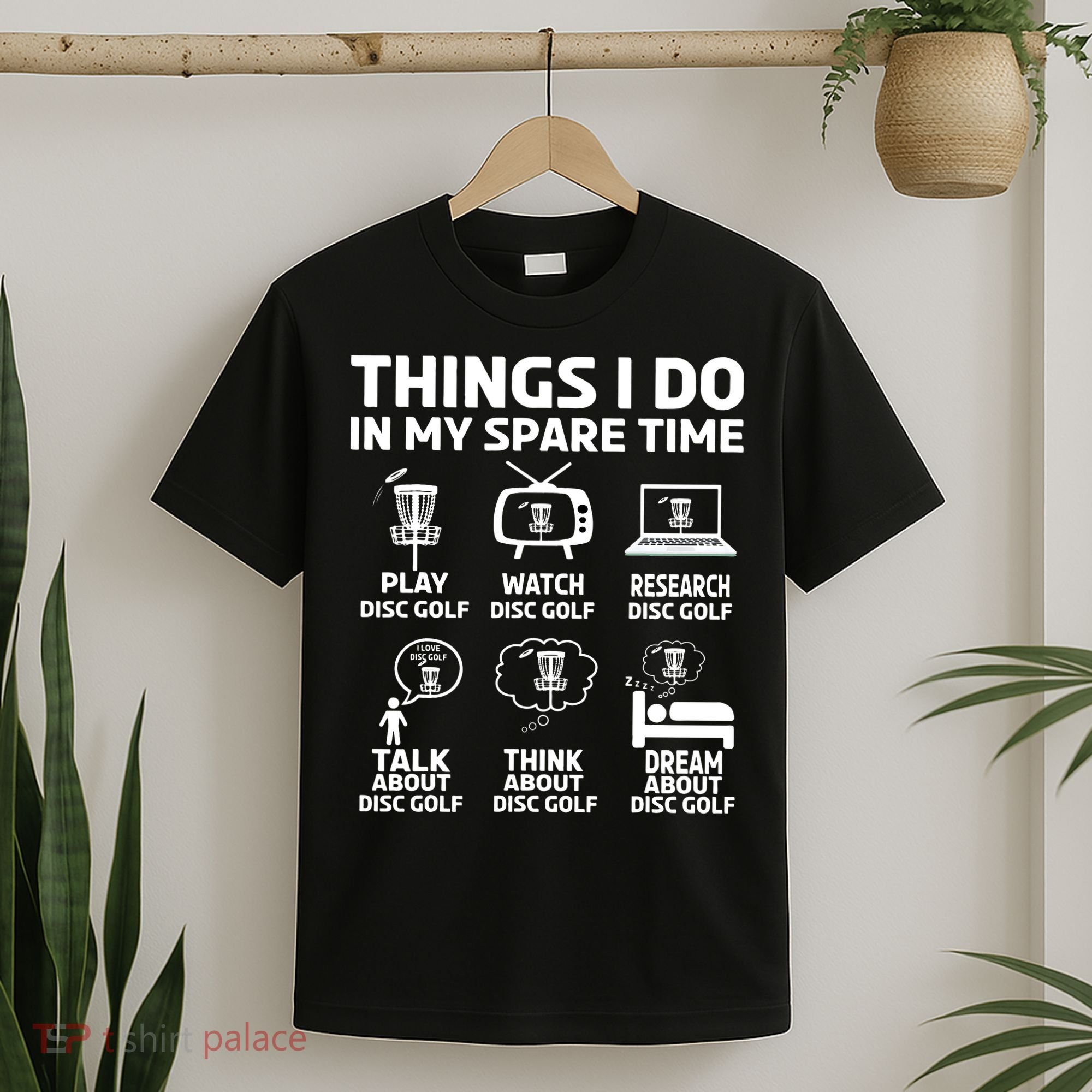 Stupid Tree Disc Golf Funny Gift Frisbee Vintage T-Shirt