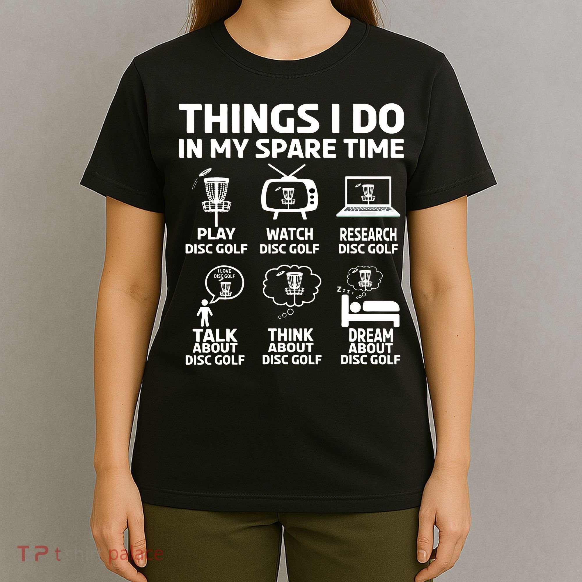 Stupid Tree Disc Golf Funny Gift Frisbee Vintage T-Shirt