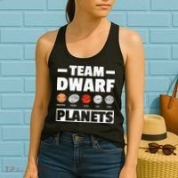 Space Team Dwarf Planets For Adults And Astronomy Women's Tank Top thumb 2