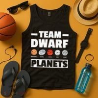 Space Team Dwarf Planets For Adults And Astronomy Tank Top thumb 4