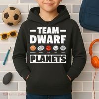 Space Team Dwarf Planets For Adults And Astronomy Kids Hoodie thumb 2