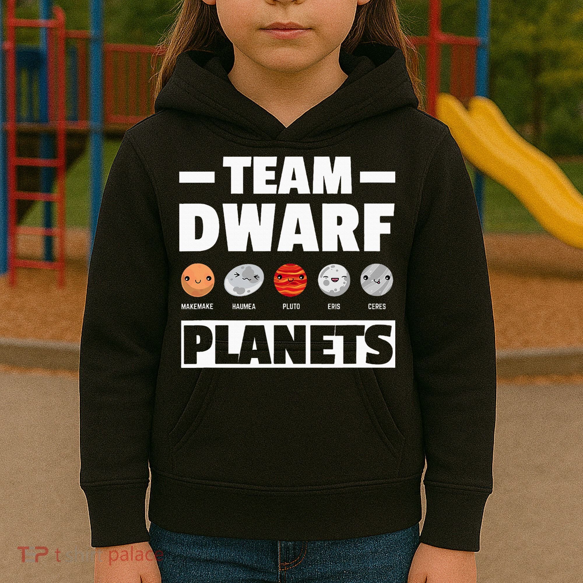 Space Team Dwarf Planets For Adults And Astronomy Kids Hoodie
