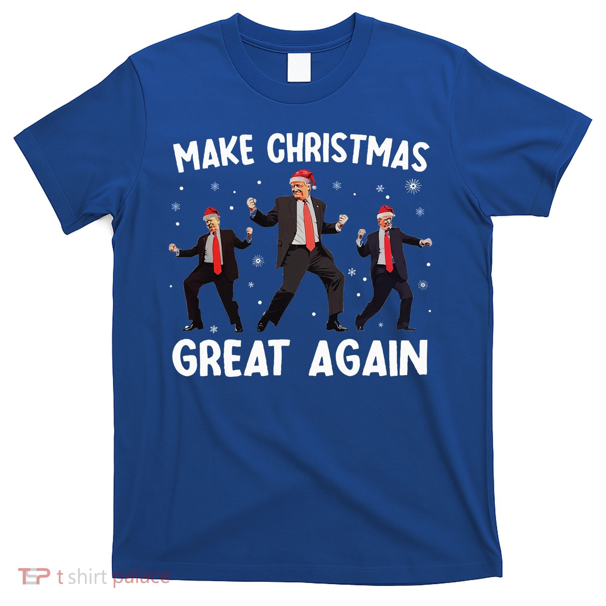 Santa Trump Dance Make Christmas Great Again Xmas Pajamas T-Shirt
