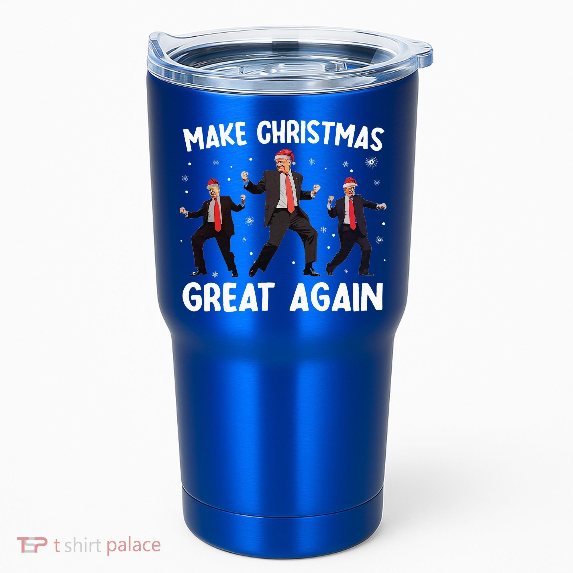 Santa Trump Dance Make Christmas Great Again Xmas Pajamas Tumbler