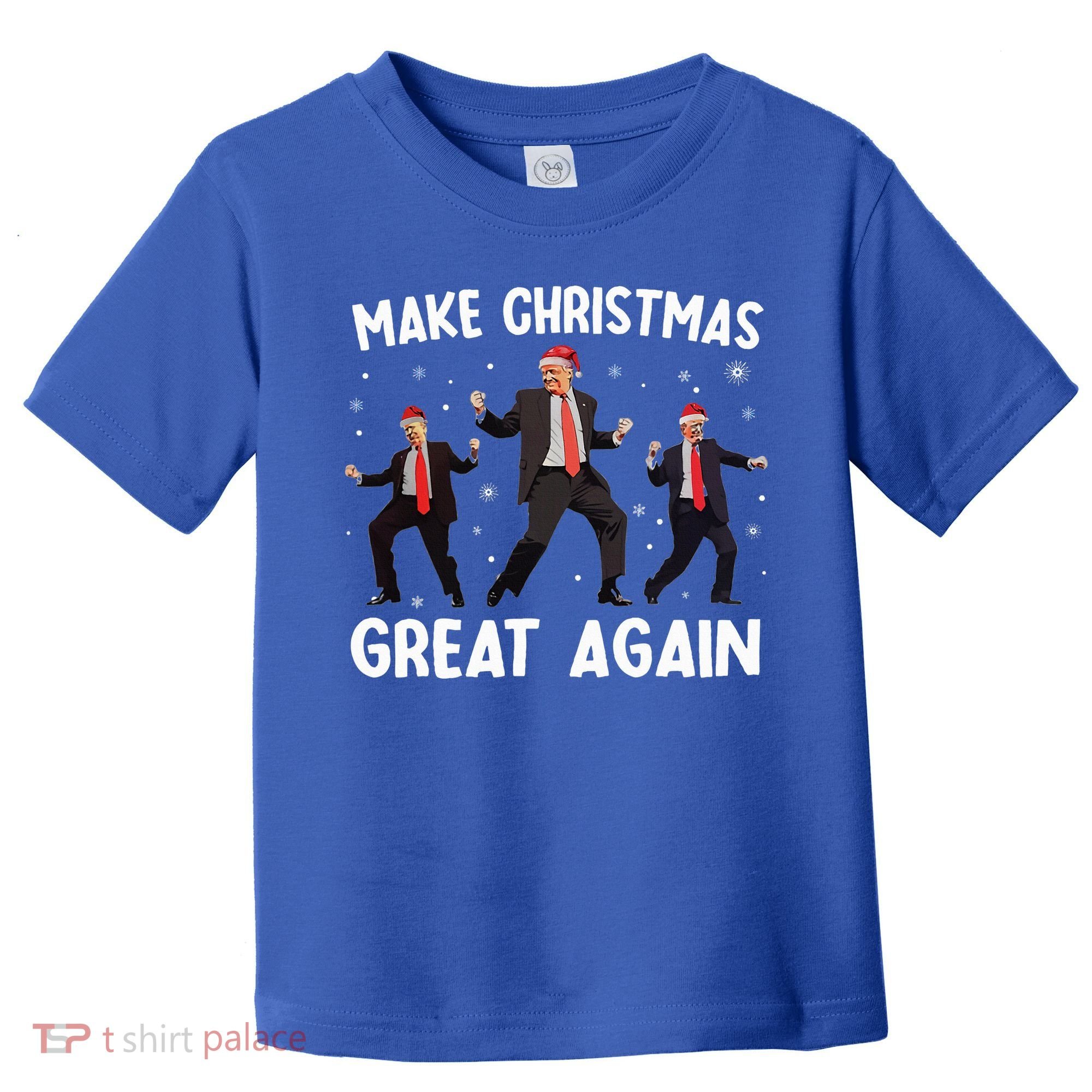 Santa Trump Dance Make Christmas Great Again Xmas Pajamas Toddler T-Shirt