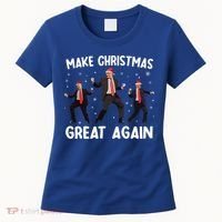 Santa Trump Dance Make Christmas Great Again Xmas Pajamas Women's T-Shirt thumb 0