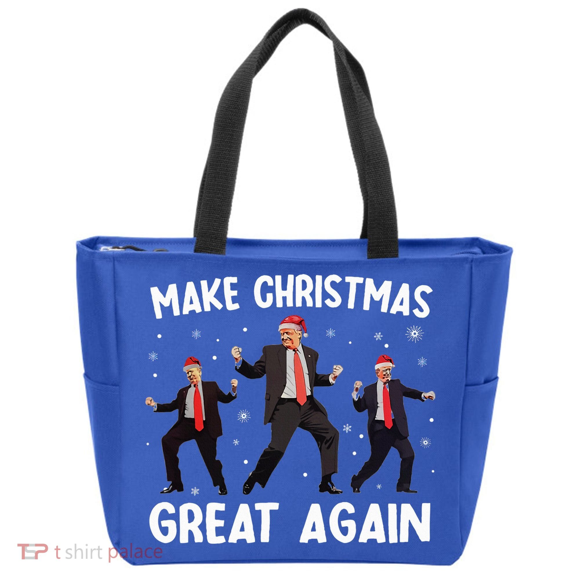 Santa Trump Dance Make Christmas Great Again Xmas Pajamas Tote Bag