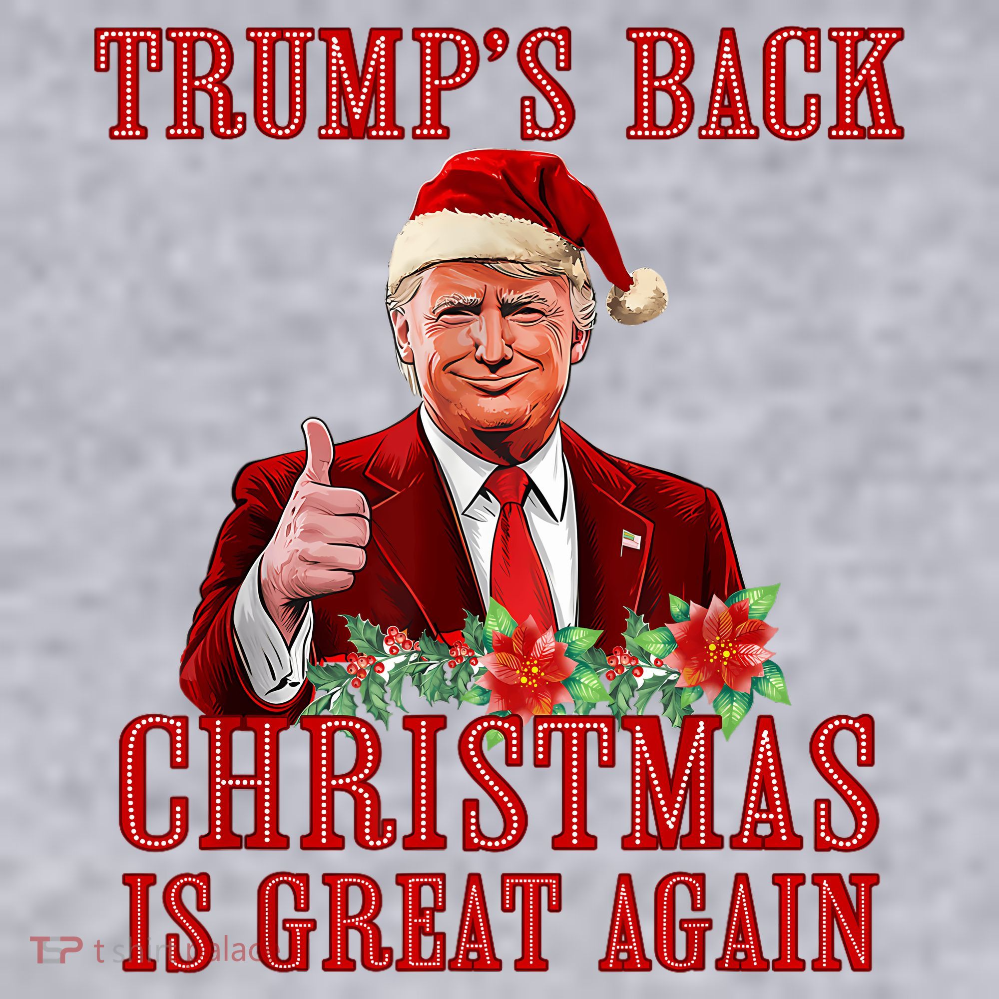 Santa Trump Dance Make Christmas Great Again Ugly Sweater Women's Sweatshirt