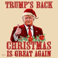 Santa Trump Dance Make Christmas Great Again Ugly Sweater Tote Bag thumb 4