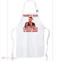Santa Trump Dance Make Christmas Great Again Ugly Sweater Apron thumb 0