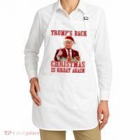 Santa Trump Dance Make Christmas Great Again Ugly Sweater Apron thumb 2