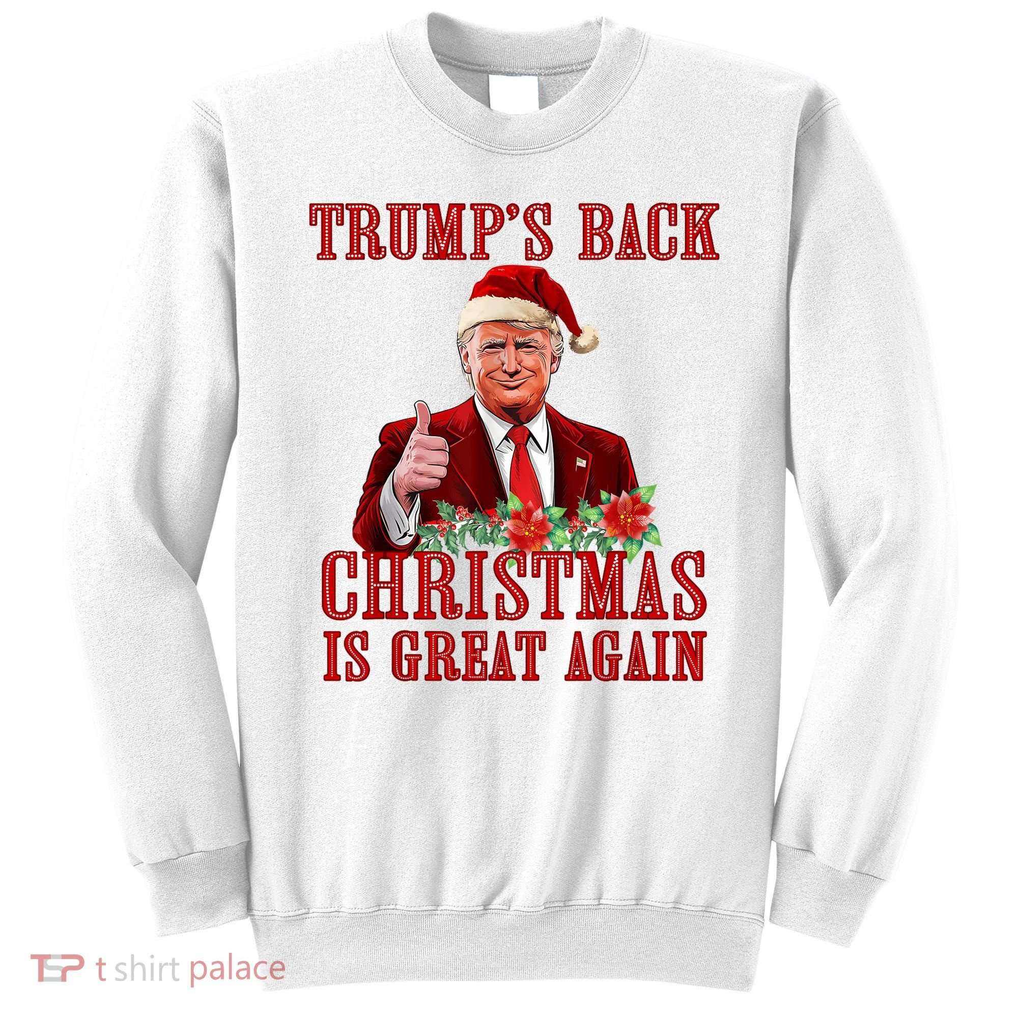 Santa Trump Dance Make Christmas Great Again Ugly Sweater Sweatshirt