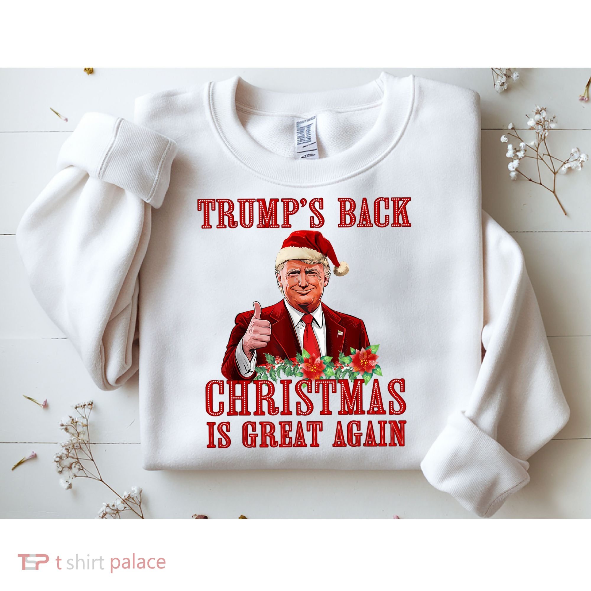 Santa Trump Dance Make Christmas Great Again Ugly Sweater Sweatshirt