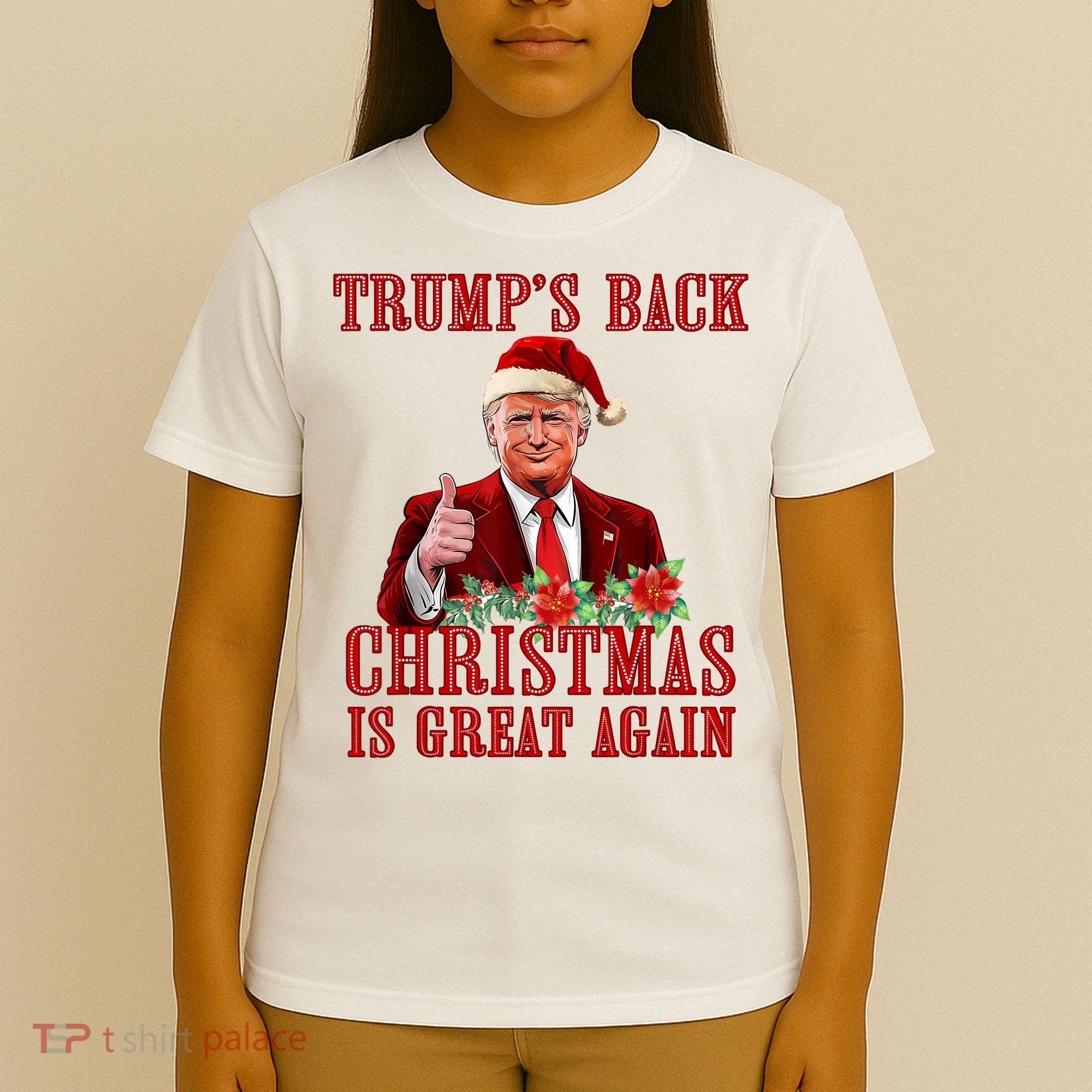 Santa Trump Dance Make Christmas Great Again Ugly Sweater T-Shirt