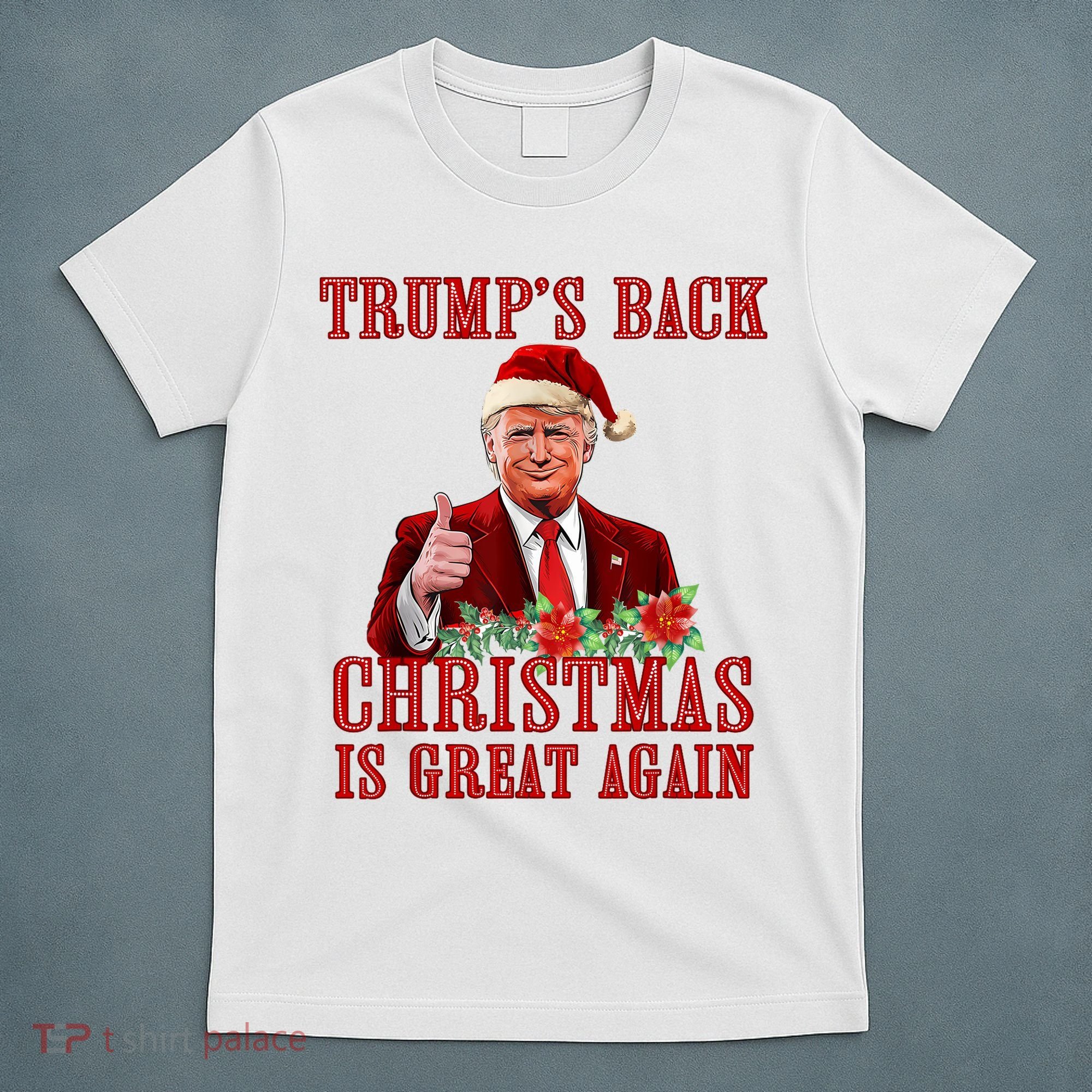 Santa Trump Dance Make Christmas Great Again Ugly Sweater T-Shirt