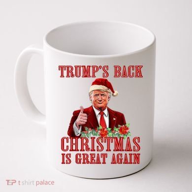 Santa Trump Dance Make Christmas Great Again Ugly Sweater Coffee Mug