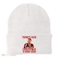 Santa Trump Dance Make Christmas Great Again Ugly Sweater Beanie thumb 0