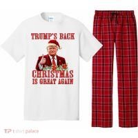 Santa Trump Dance Make Christmas Great Again Ugly Sweater Pajama Set thumb 0