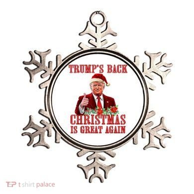 Santa Trump Dance Make Christmas Great Again Ugly Sweater Ornament