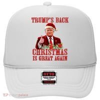 Santa Trump Dance Make Christmas Great Again Ugly Sweater Hat thumb 0