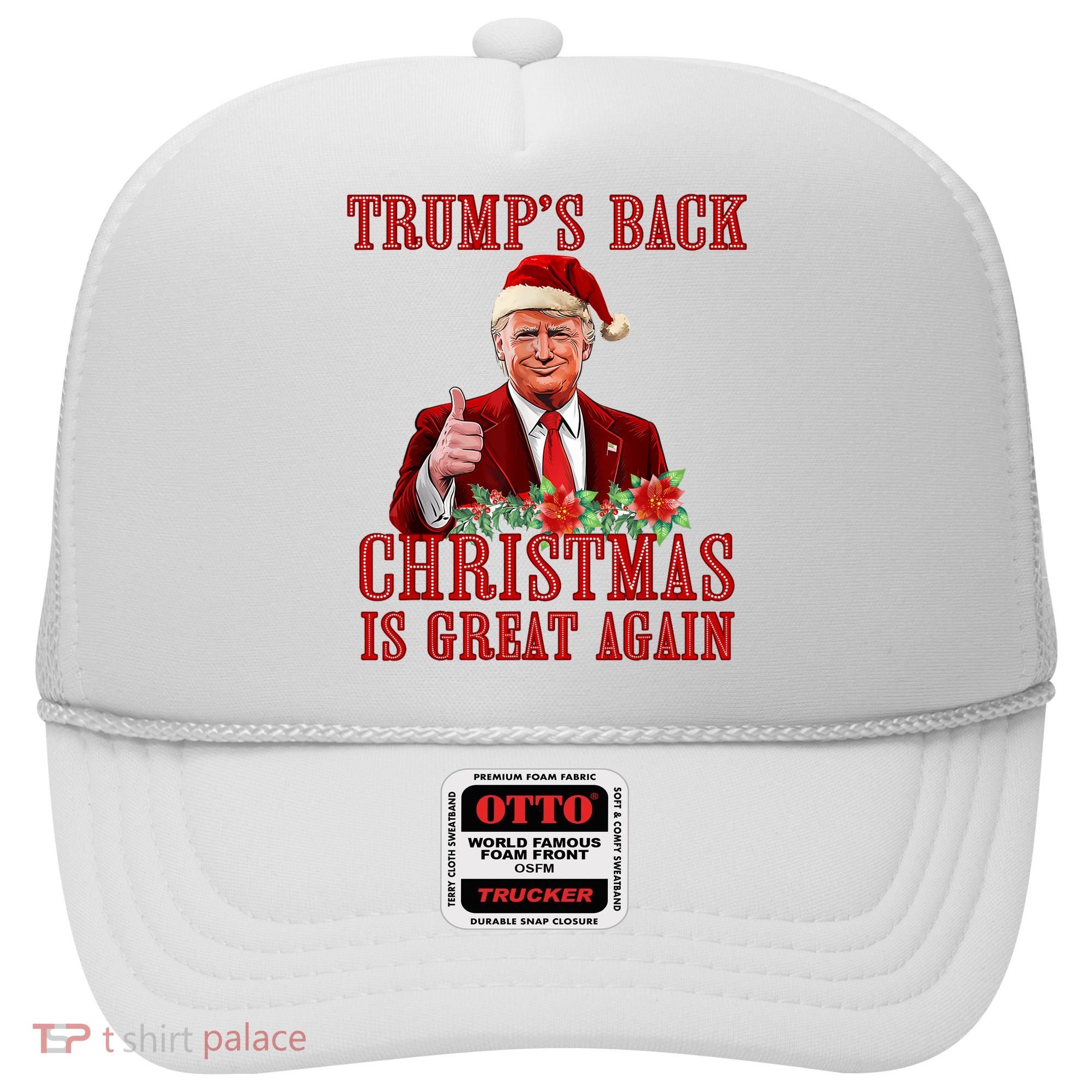 Santa Trump Dance Make Christmas Great Again Ugly Sweater Hat