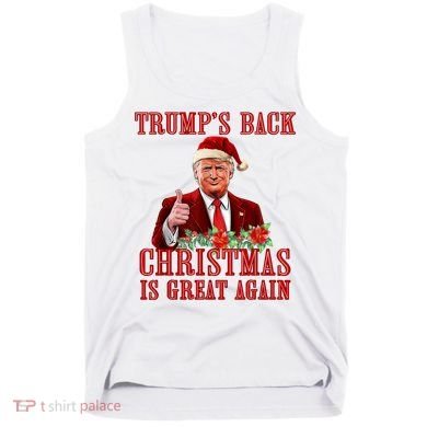 Santa Trump Dance Make Christmas Great Again Ugly Sweater Tank Top