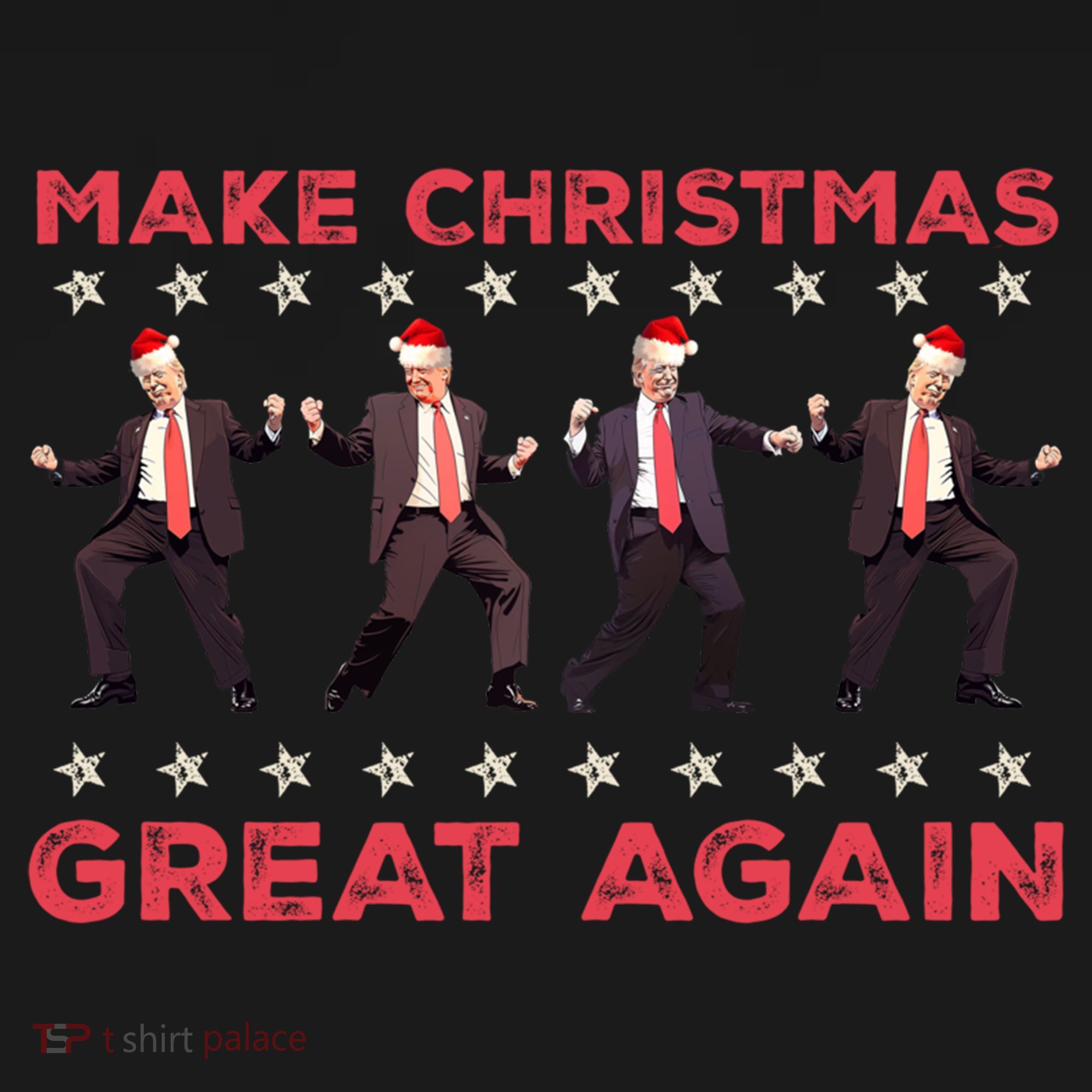 Santa Trump Dance Make Christmas Great Again Xmas Pajamas Gift Backpack