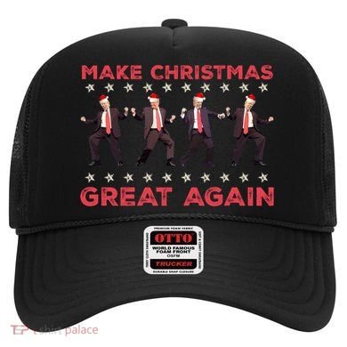Santa Trump Dance Make Christmas Great Again Xmas Pajamas Gift Hat