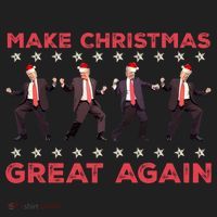 Santa Trump Dance Make Christmas Great Again Xmas Pajamas Gift Hat thumb 2